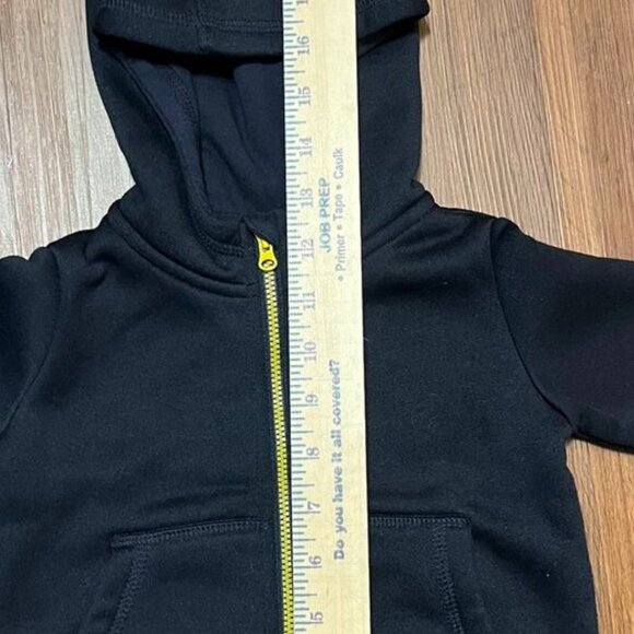 Dip Black Baby Hoodie with Yellow Zipper (18–24M) - Picture 5 of 7